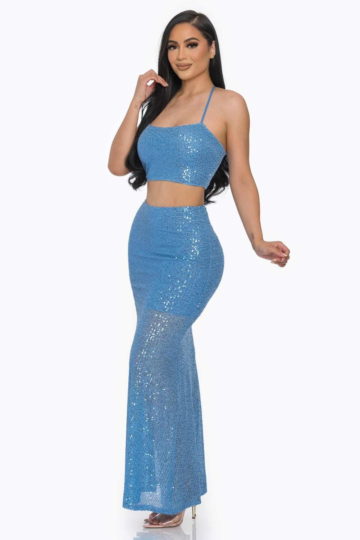 Sxy Back Sequin Maxi Dress king-general-store-5710.myshopify.com