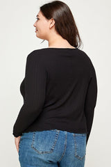 Solid Ribbed Pointelle Cardigan king-general-store-5710.myshopify.com