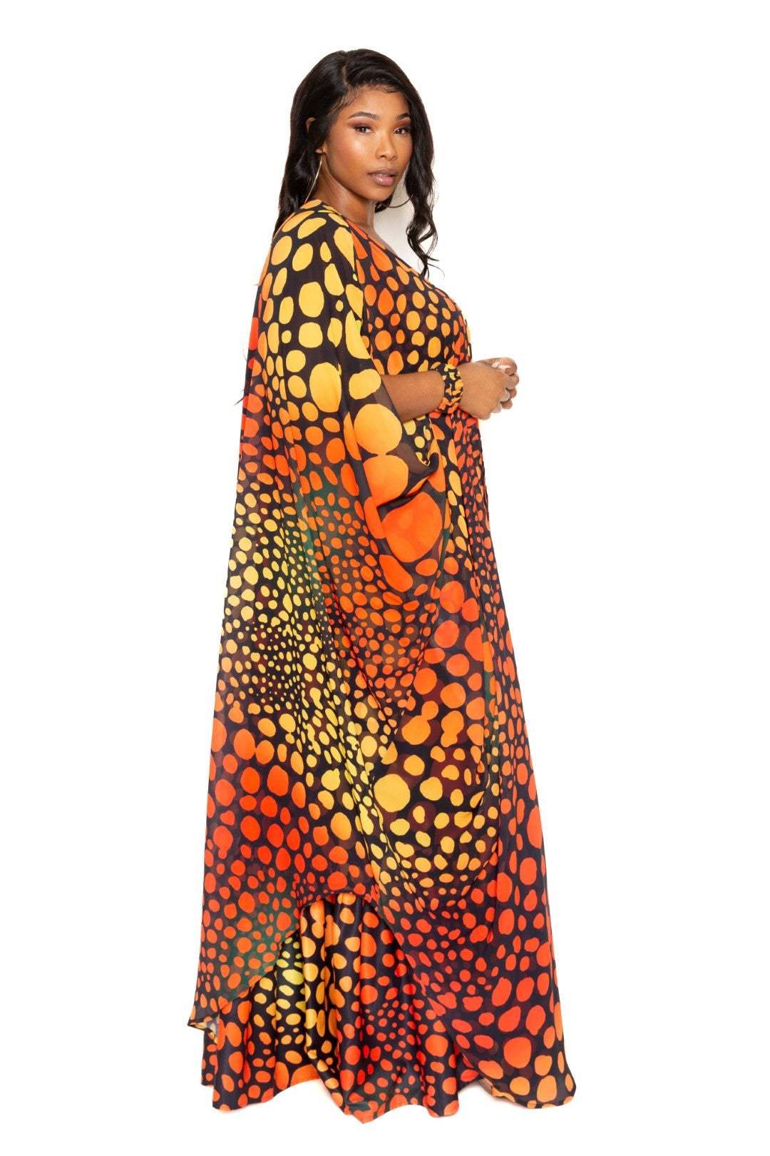 Dot Robe With Wrist Band king-general-store-5710.myshopify.com