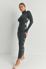 Cutout Detail Maxi Dress king-general-store-5710.myshopify.com