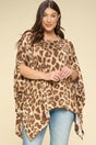 Animal Printed Rayon Span Poncho king-general-store-5710.myshopify.com