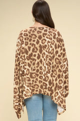 Animal Printed Rayon Span Poncho king-general-store-5710.myshopify.com