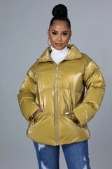 Yellow Non-stretch Bomber Jacket king-general-store-5710.myshopify.com