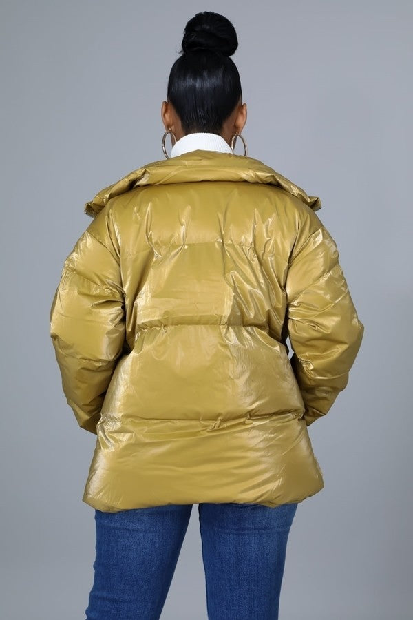 Yellow Non-stretch Bomber Jacket king-general-store-5710.myshopify.com