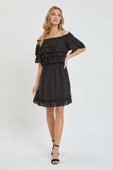 Off Shoulder Ruffle Dress king-general-store-5710.myshopify.com