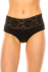 Lace Band Super Soft Panty in Black king-general-store-5710.myshopify.com