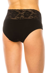 Lace Band Super Soft Panty in Black king-general-store-5710.myshopify.com