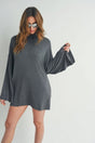 Bell Sleeve Turtle Neck Dress king-general-store-5710.myshopify.com