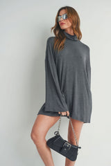 Bell Sleeve Turtle Neck Dress king-general-store-5710.myshopify.com