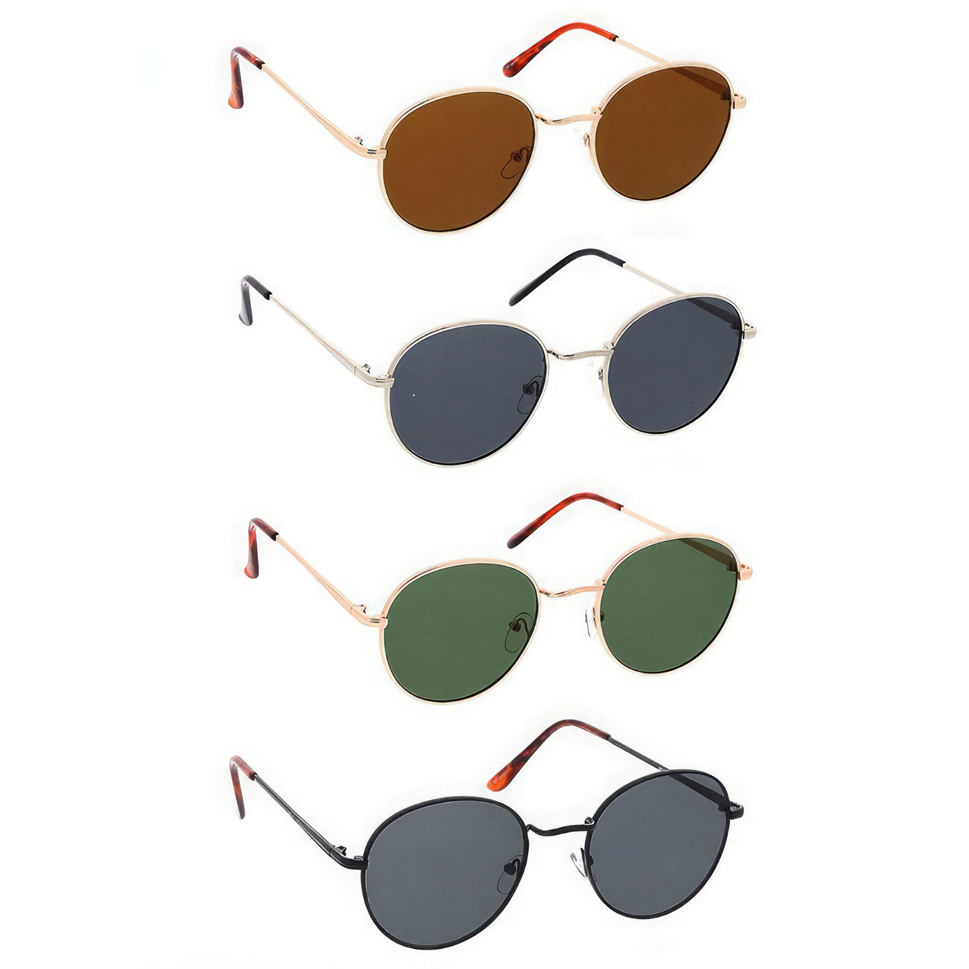 Unisex Classic Metal Round Frame king-general-store-5710.myshopify.com