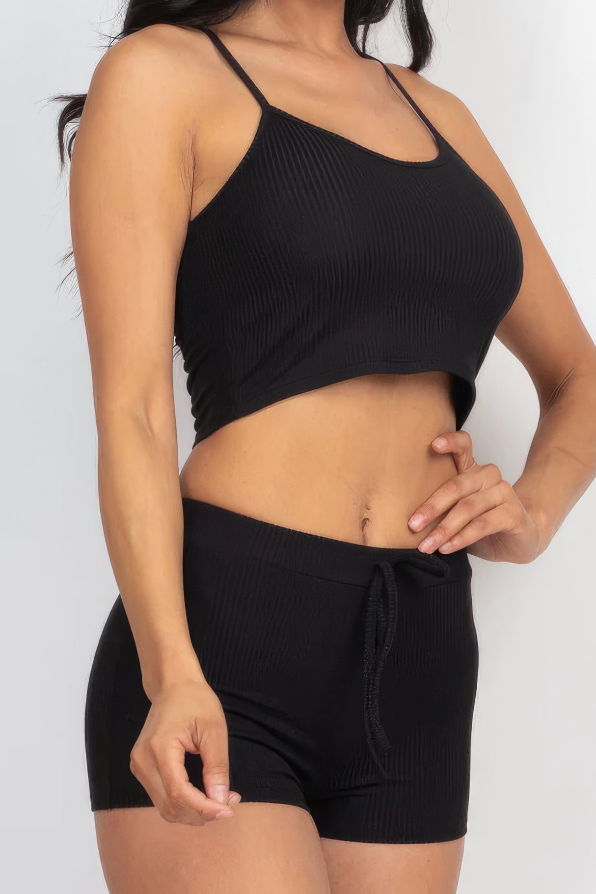 Ribbed Crop Cami Top & Shorts Set king-general-store-5710.myshopify.com