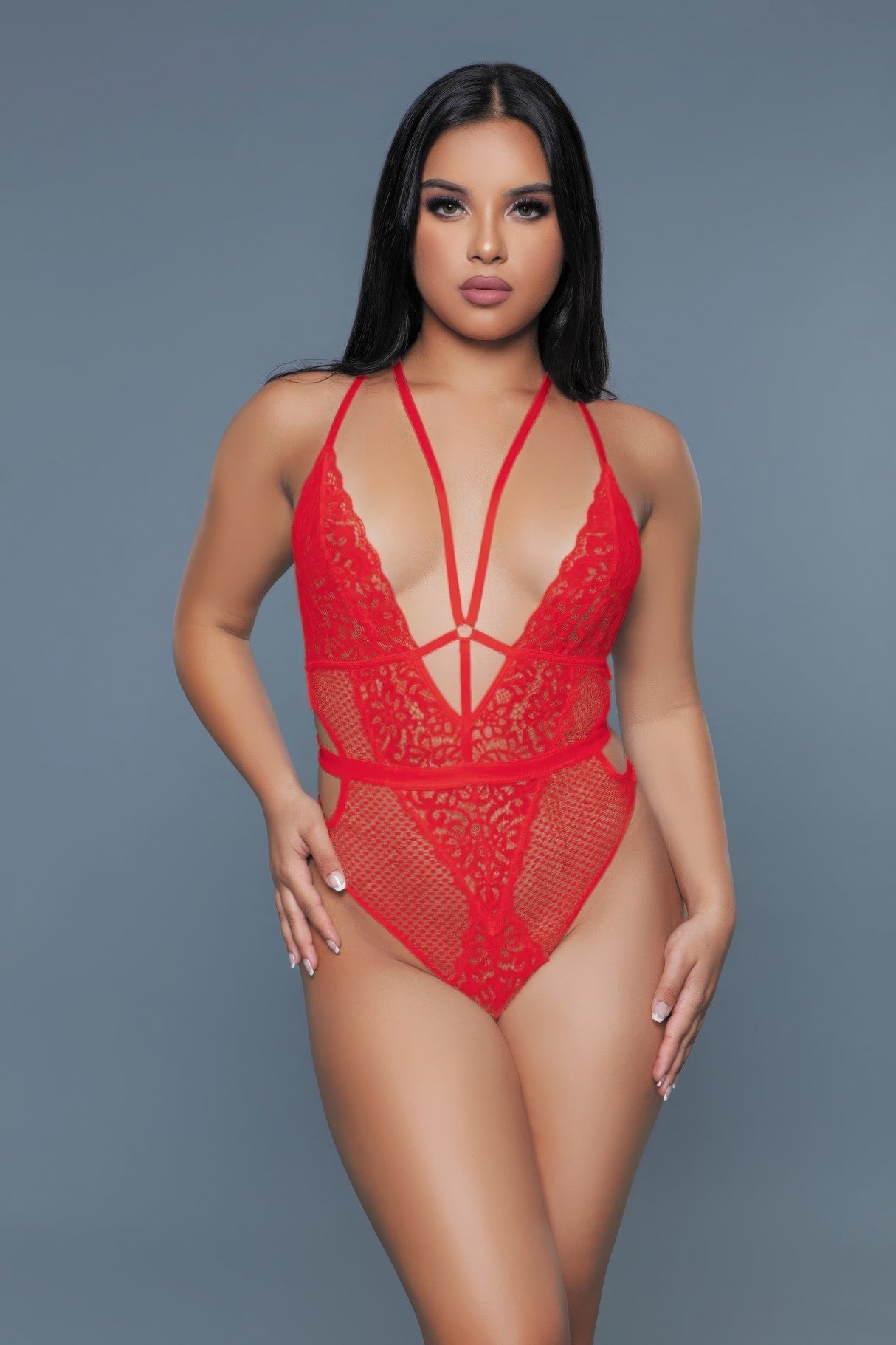 Elise Bodysuit in Barbados Red