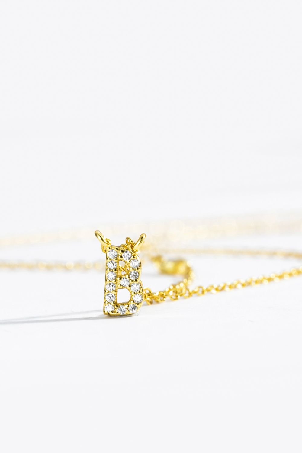 A To F Zircon 925 Sterling Silver Necklace - Kings Crown Jewel Boutique