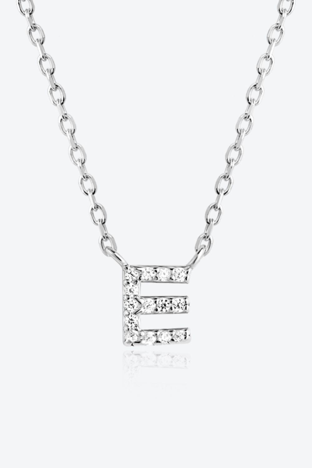 A To F Zircon 925 Sterling Silver Necklace - Kings Crown Jewel Boutique