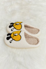 Melody Love Heart Print Plush Slippers king-general-store-5710.myshopify.com