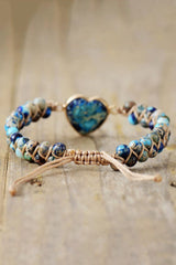 Handmade Heart Shape Natural Stone Bracelet king-general-store-5710.myshopify.com