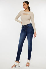 Kancan Mid Rise Gradient Skinny Jeans king-general-store-5710.myshopify.com