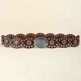 Oval PU Belt king-general-store-5710.myshopify.com