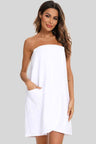 Strapless Robe with pocket king-general-store-5710.myshopify.com