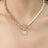 Alphabet M Pendant Half Pearl and Half Chain Necklace king-general-store-5710.myshopify.com