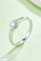 Moissanite 925 Sterling Silver Solitaire Ring king-general-store-5710.myshopify.com