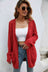 Open Front Openwork Fuzzy Cardigan with Pockets king-general-store-5710.myshopify.com