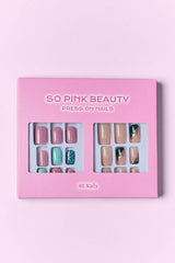 SO PINK BEAUTY Press On Nails 2 Packs king-general-store-5710.myshopify.com