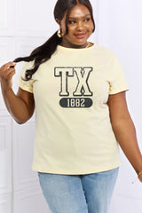 Simply Love Full Size TX 1882 Graphic Cotton Tee king-general-store-5710.myshopify.com