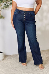 Kancan Full Size Mid Rise Flare Jeans king-general-store-5710.myshopify.com