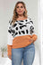 Plus Size Leopard Round Neck Long Sleeve Sweater king-general-store-5710.myshopify.com