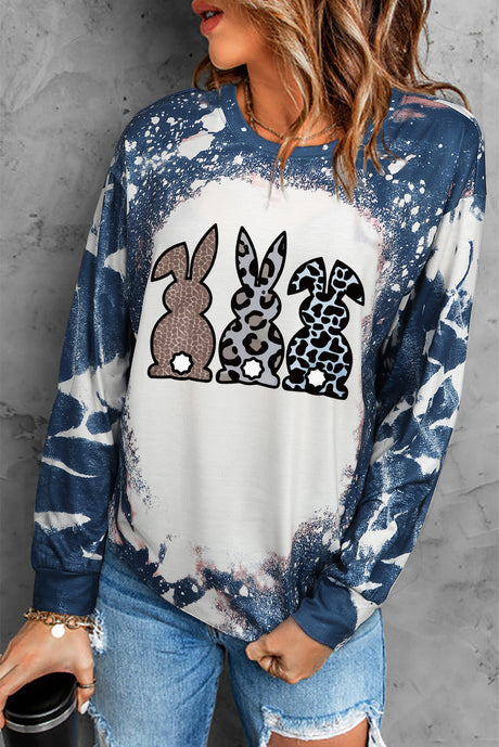 Easter Bunny Graphic Long-Sleeve Top king-general-store-5710.myshopify.com