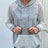 Lace Raglan Sleeve Drawstring Hoodie king-general-store-5710.myshopify.com