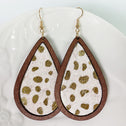 Teardrop Shape Wooden Dangle Earrings king-general-store-5710.myshopify.com