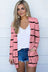 Printed Long Sleeve Cardigan king-general-store-5710.myshopify.com