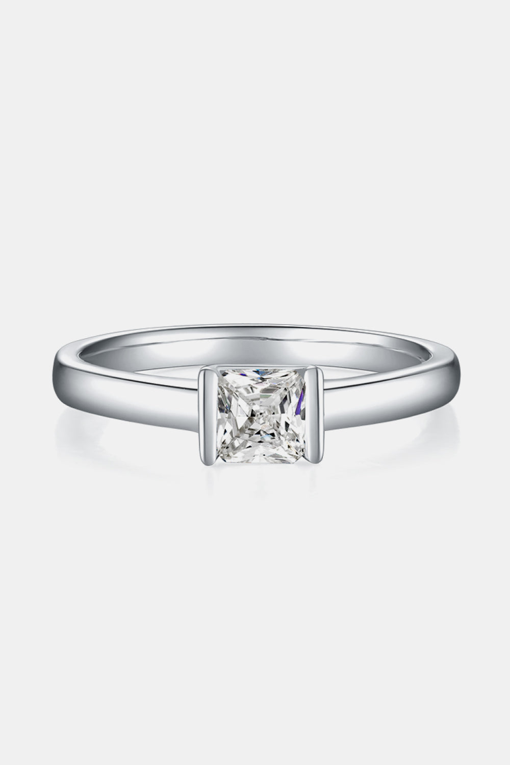 Moissanite 925 Sterling Silver Solitaire Ring king-general-store-5710.myshopify.com