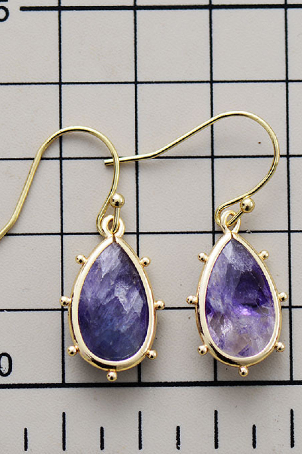 Natural Stone Teardrop Earrings king-general-store-5710.myshopify.com