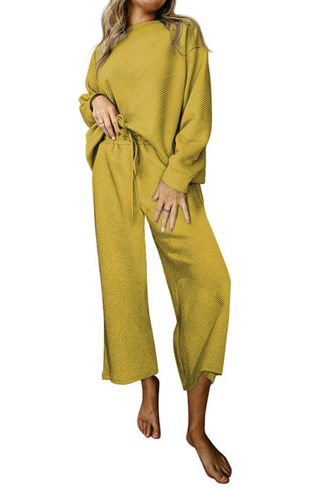 Dropped Shoulder Top and Pants Set king-general-store-5710.myshopify.com