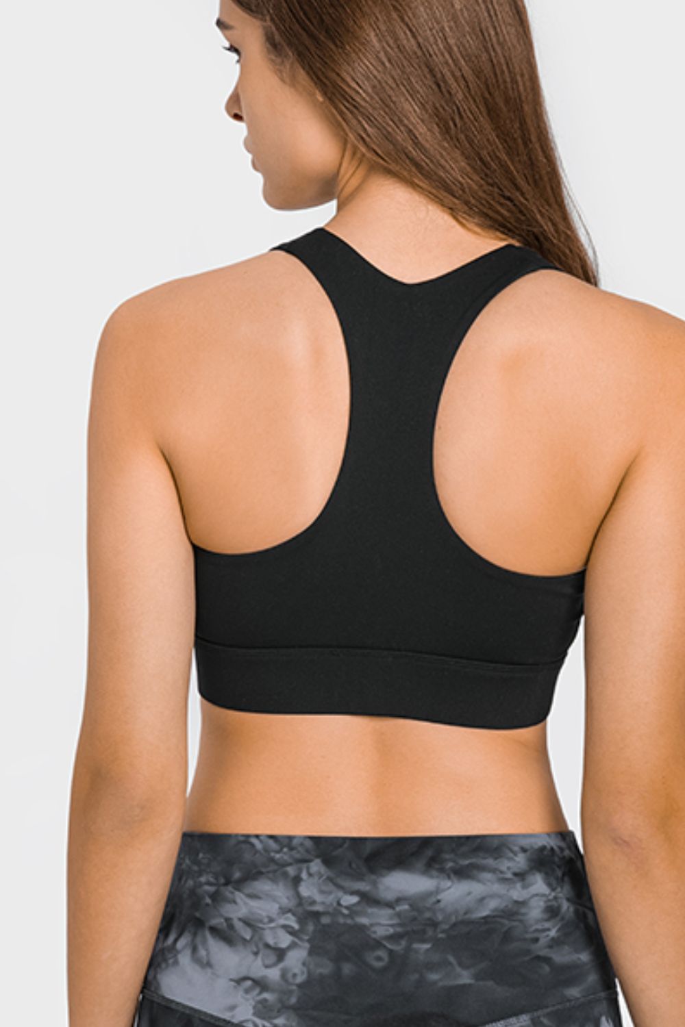 Zip Up Racerback Sports Bra king-general-store-5710.myshopify.com