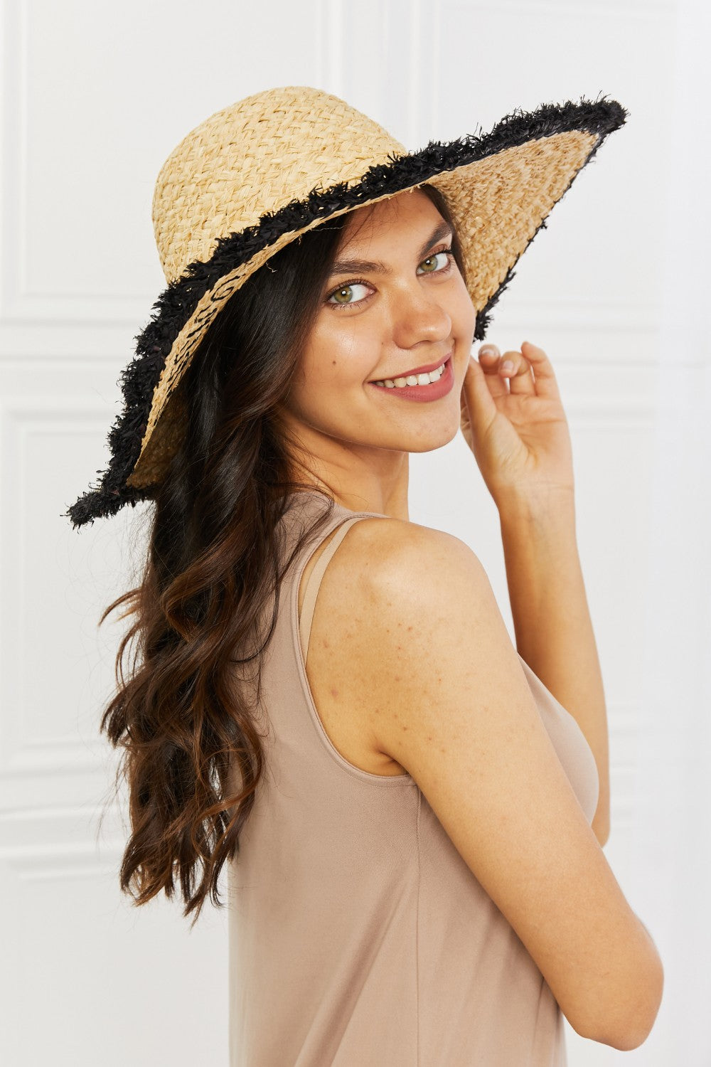 Fame Sunshine Straw Fringe Hat king-general-store-5710.myshopify.com