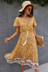 Bohemian V-Neck Flutter Sleeve Dress king-general-store-5710.myshopify.com