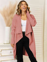 Long Sleeve Open Front Longline Cardigan king-general-store-5710.myshopify.com