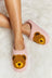 Melody Teddy Bear Print Plush Slide Slippers king-general-store-5710.myshopify.com