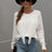 Double Take Fringe Detail Ribbed Trim Sweater king-general-store-5710.myshopify.com