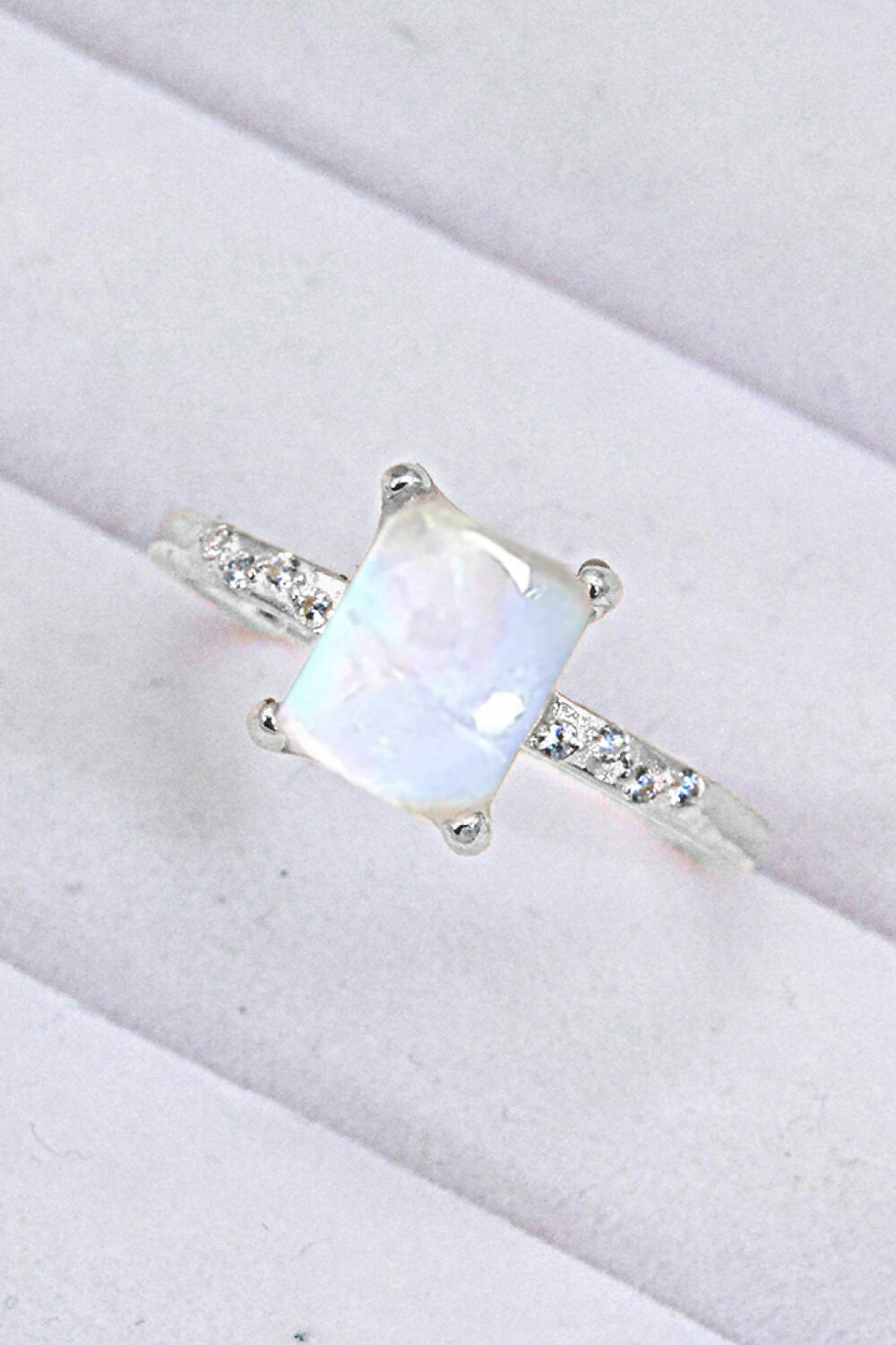 Square Moonstone Ring king-general-store-5710.myshopify.com