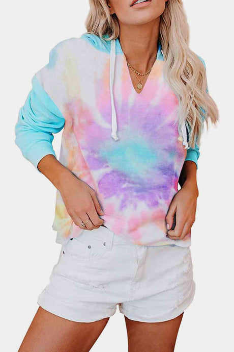 Tie-Dye Drawstring Hoodie king-general-store-5710.myshopify.com