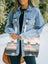 Collared Neck Dropped Shoulder Denim Jacket king-general-store-5710.myshopify.com