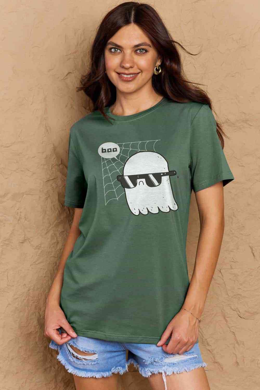 Simply Love Full Size BOO Graphic Cotton T-Shirt king-general-store-5710.myshopify.com