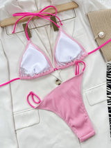 Ribbed Tie Back Bikini Set king-general-store-5710.myshopify.com