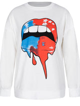 Graphic Dropped Shoulder Round Neck Sweatshirt king-general-store-5710.myshopify.com