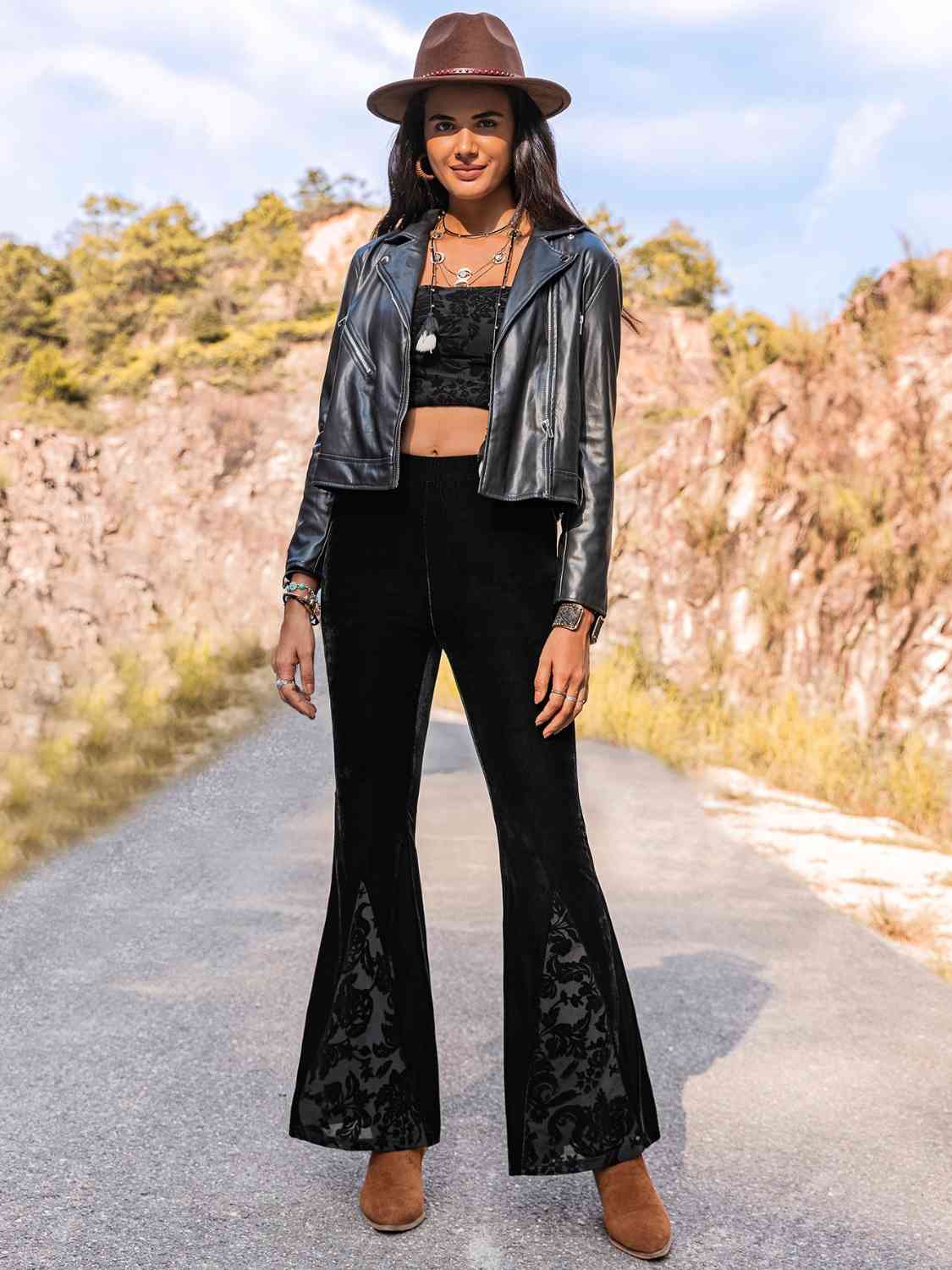 High Waist Flare Leg Pants king-general-store-5710.myshopify.com